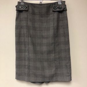 Apt 9 Rear Fishtail Pencil Skirt Faux Belt Detail